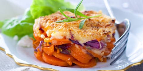 Gratin de Carottes Confites au Parmesan