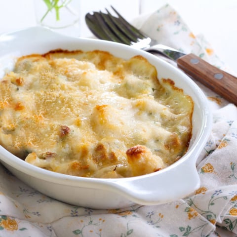 Gratin de Chou Fleur et Pommes de Terre