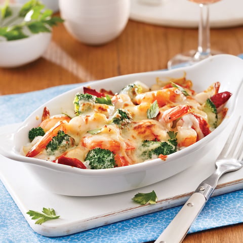 Gratin de Fruits de Mer et Brocoli