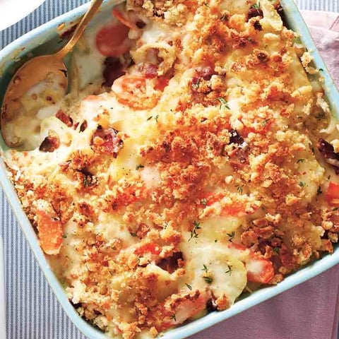 Gratin de Légumes au Bacon