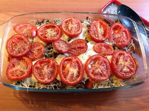 Gratin de Légumes D'été et Viande Hachée