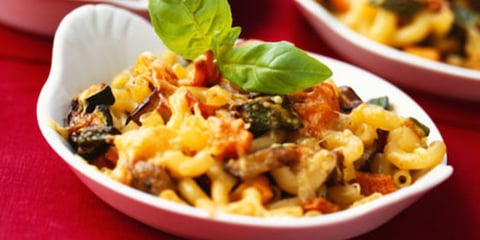 Gratin de Macaronis aux Légumes