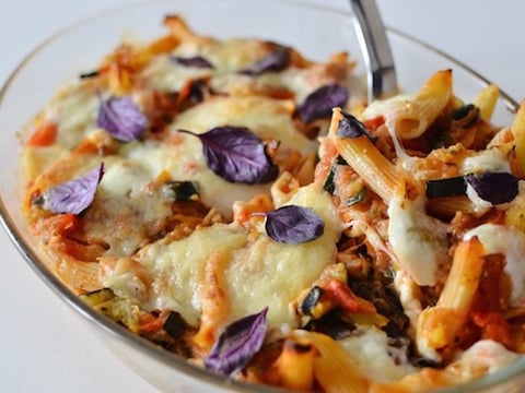 Gratin de Penne aux Légumes