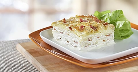 Gratin de Pommes de Terre au Fromage Suisse et au Bacon