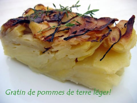 Gratin de Pommes de Terre Léger