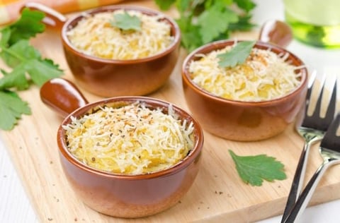 Gratin de Viande Hachée et Purée Chou Fleur-Pommes de Terre