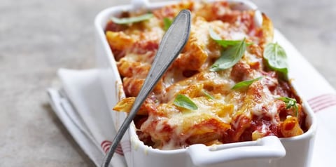 Gratin Pâtes Sauce Tomate