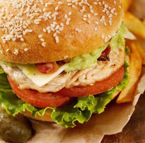 Hamburgers à la Dinde et au Fromage Classique Bergeron (style californien)