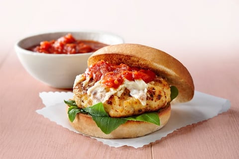 Hamburgers Poulet Parmigiana Sans Gluten