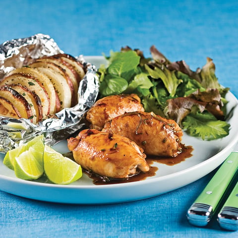 Haut de Cuisse de Poulet Miel et Lime