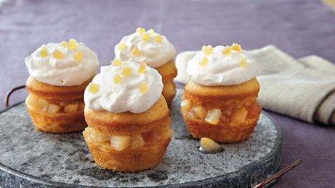Petits Gâteaux à la Poire et à la Crème au Miel