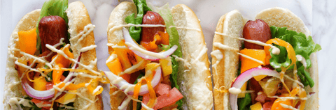 Hot Dogs Hawaïens avec Aïoli à la Sauce Teriyaki