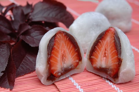 Ichigo Daifuku, Douceur Japonaise à L'anko et Fraises