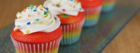 Cupcakes Arc-en-ciel