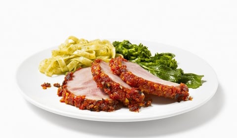 Jambon Braisé aux Tomates Séchées