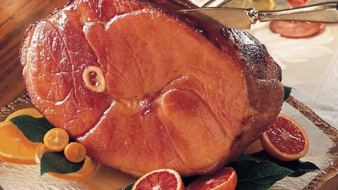 Jambon Cuit au Four glacé à la Cassonade Portion de Groupe