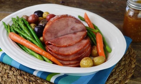 Jambon Glacé à la Marmelade à la Mangue