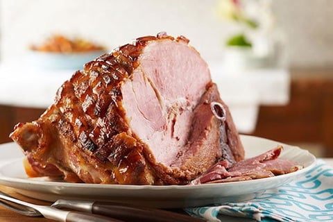 Jambon Glacé au Vinaigre Balsamique et à L'érable