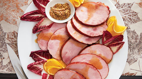 Jambon Laqué au Miel et à la Moutarde