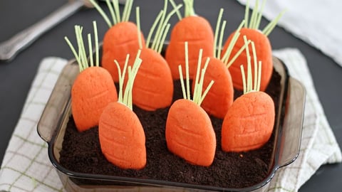 Jardin de Carottes en Biscuits