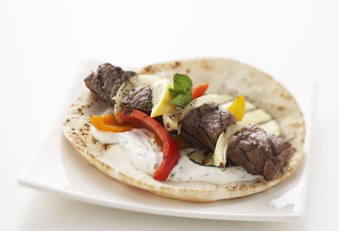 Kebabs D’agneau Grillés et leur Sauce à la Menthe