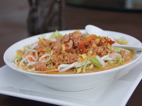 KHAO POUN - SOUPE DE NOUILLE AU PORC ET LAIT DE COCO