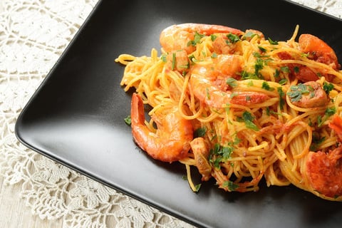 La Sauce All Ragu de Gamberetti (ragout de crevettes)