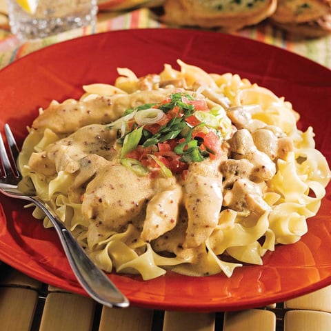 Lanières de Poulet à la Moutarde