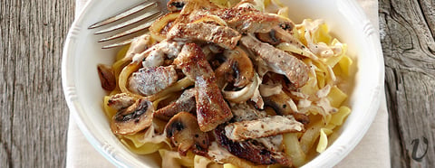 LANIÈRES DE VEAU DE LAIT DU QUÉBEC STROGANOFF