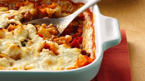 Lasagne à la Saucisse et aux Trois Fromages