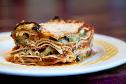 LASAGNE AUBERGINES ET PARMESAN