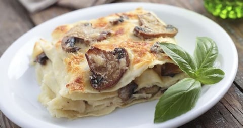 Lasagne aux Champignons Tofu Sauce Béchamel et Soja