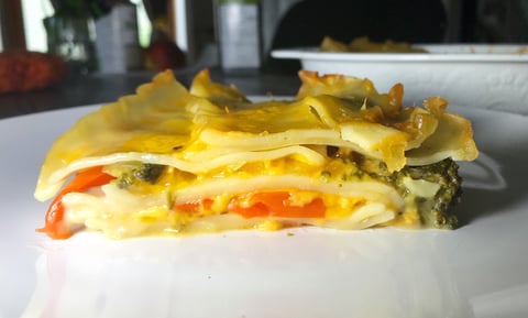 Lasagne Crème de Champignons et Légumes