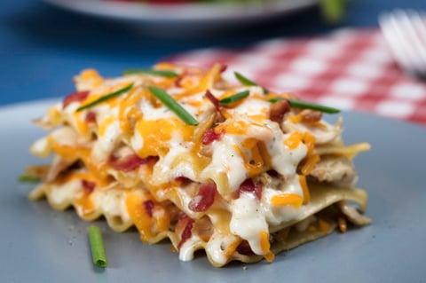 Lasagne Ranch au Poulet et au Bacon