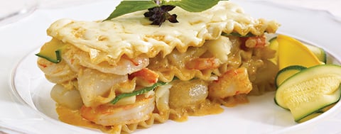 Lasagne Thaï aux Fruits de Mer