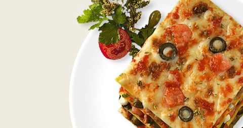 Lasagnes all'Uovo avec Petites Crevettes, Thon et Câpres