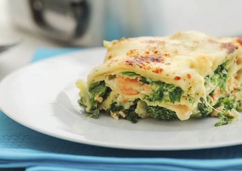 Lasagnes au Saumon, Épinards et Aneth