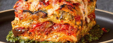 Lasagnes aux Aubergines et Courgettes