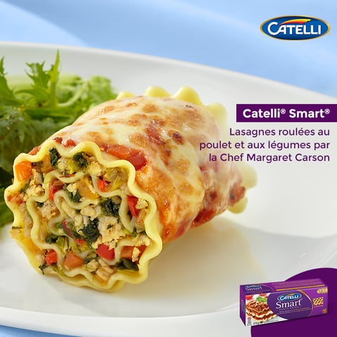Lasagnes Roulées au Poulet et aux Légumes par la Chef Margaret Carson