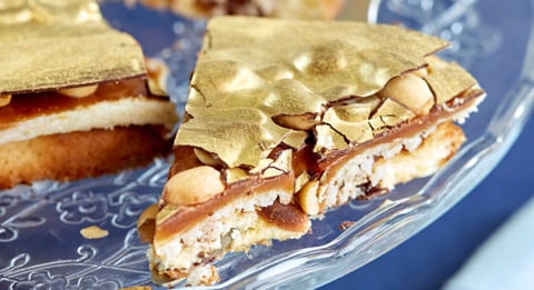 Le Gâteau Reine Elisabeth Caramel et Cacahuètes de Cyril