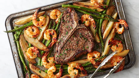 Leaf-Pan Surf et Turf