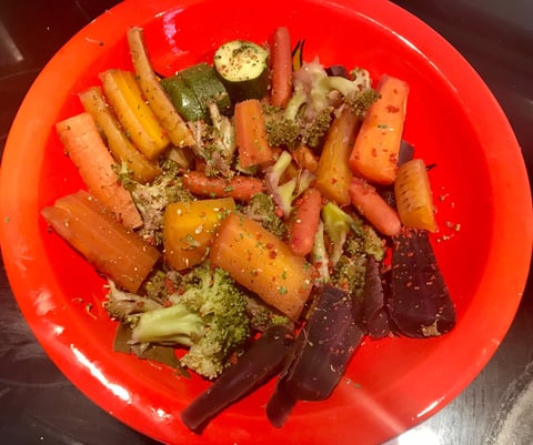Légumes Frais avec L'huile d'olive