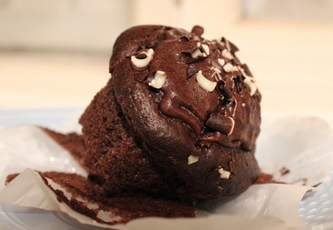 Les Muffins Chocolat au Coeur Nutella