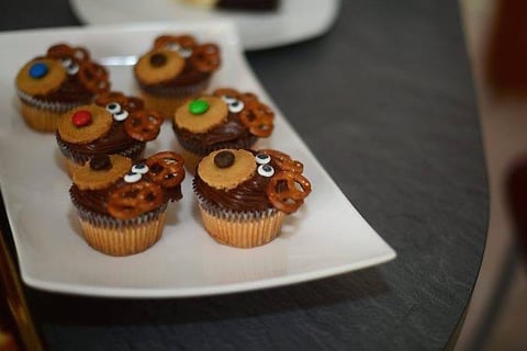 Les Rennes du Père Noël en Cupcake