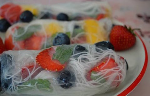 Les Rouleaux de Printemps Sucrés