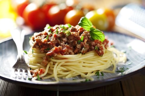 Les spaghettis a la bolognaise
