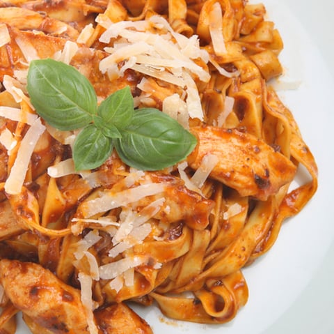 Linguine au Poulet à la Mexicaine