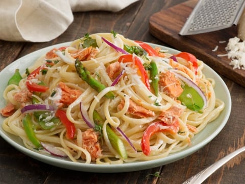 Linguine au Saumon