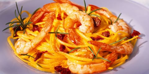 Linguine aux Gambas