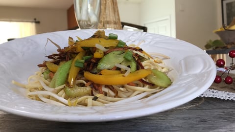 Linguine aux Légumes